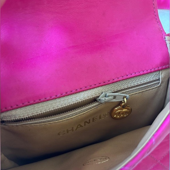 ๐ CHANEL pink quilted leather belt bag ๐ - Picture 5 of 15